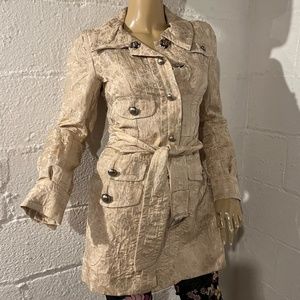 Marc Jacobs Peacoat with Light Floral Pattern